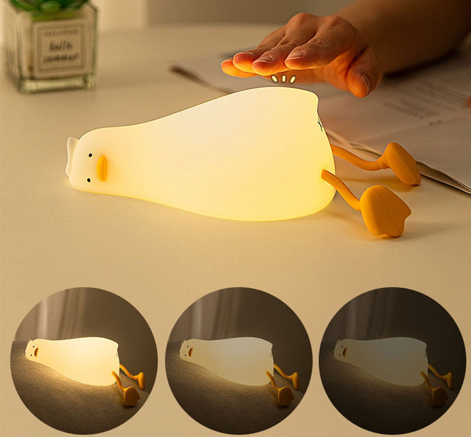 Lamp and Cell Phone Holder - Animated Duck