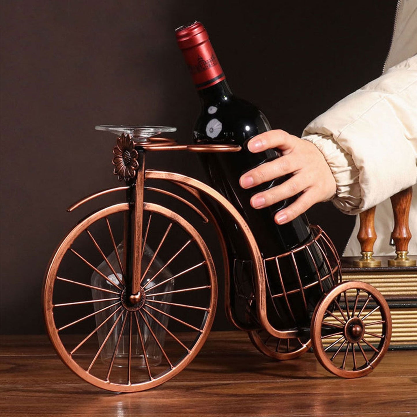 Voroncycle Wine and Glass Rack