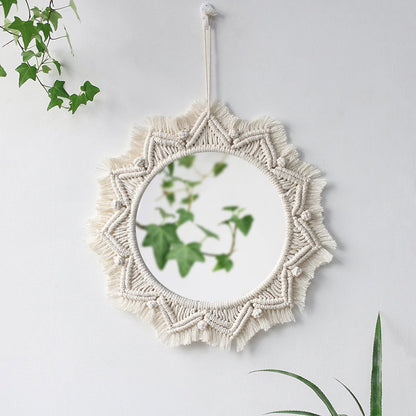 Macramé Mirror Boho Decor