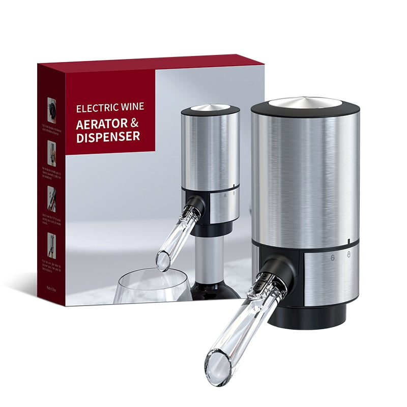 3-in-1 Electric Wine Dispenser: Aerator, Decanter, and Dispenser