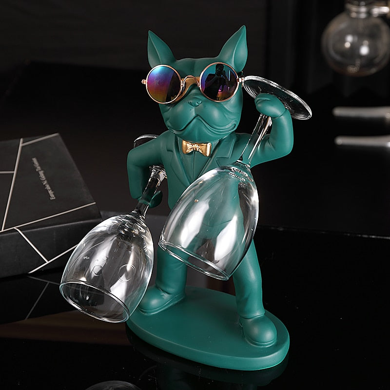 Bulldog Butler Wine Glass Holder