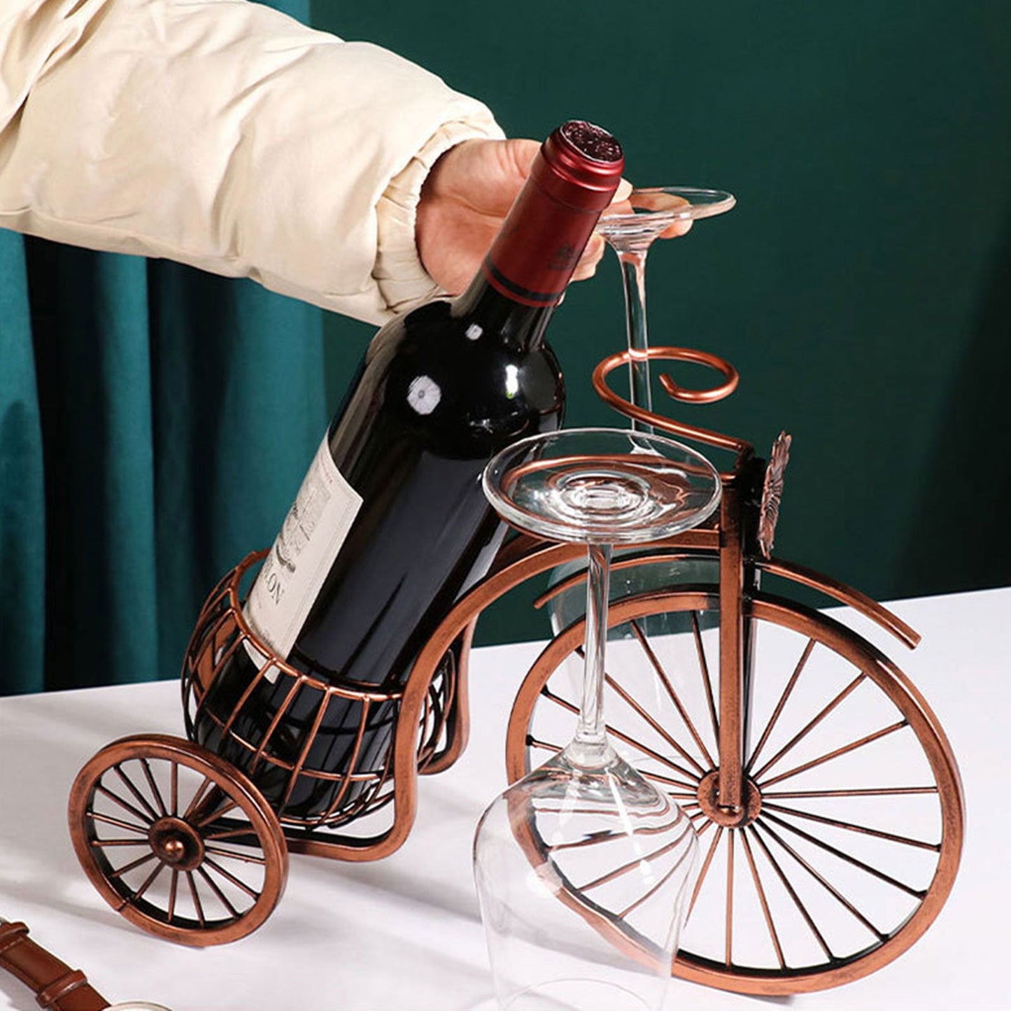 Voroncycle Wine and Glass Rack