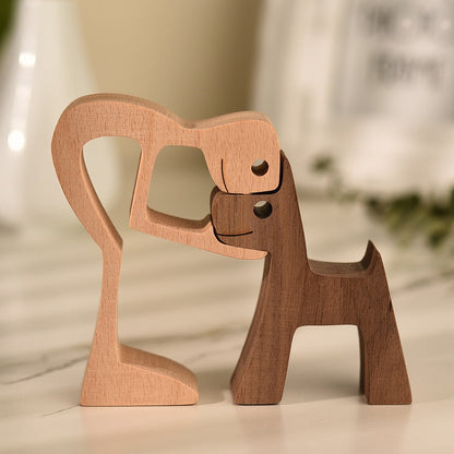 2-Piece Loving Pet Sculptures