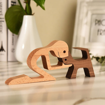 2-Piece Loving Pet Sculptures