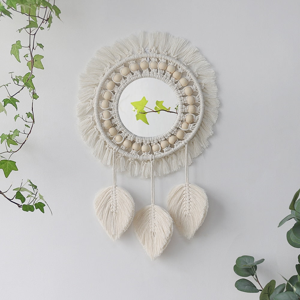 Macramé Mirror Boho Decor