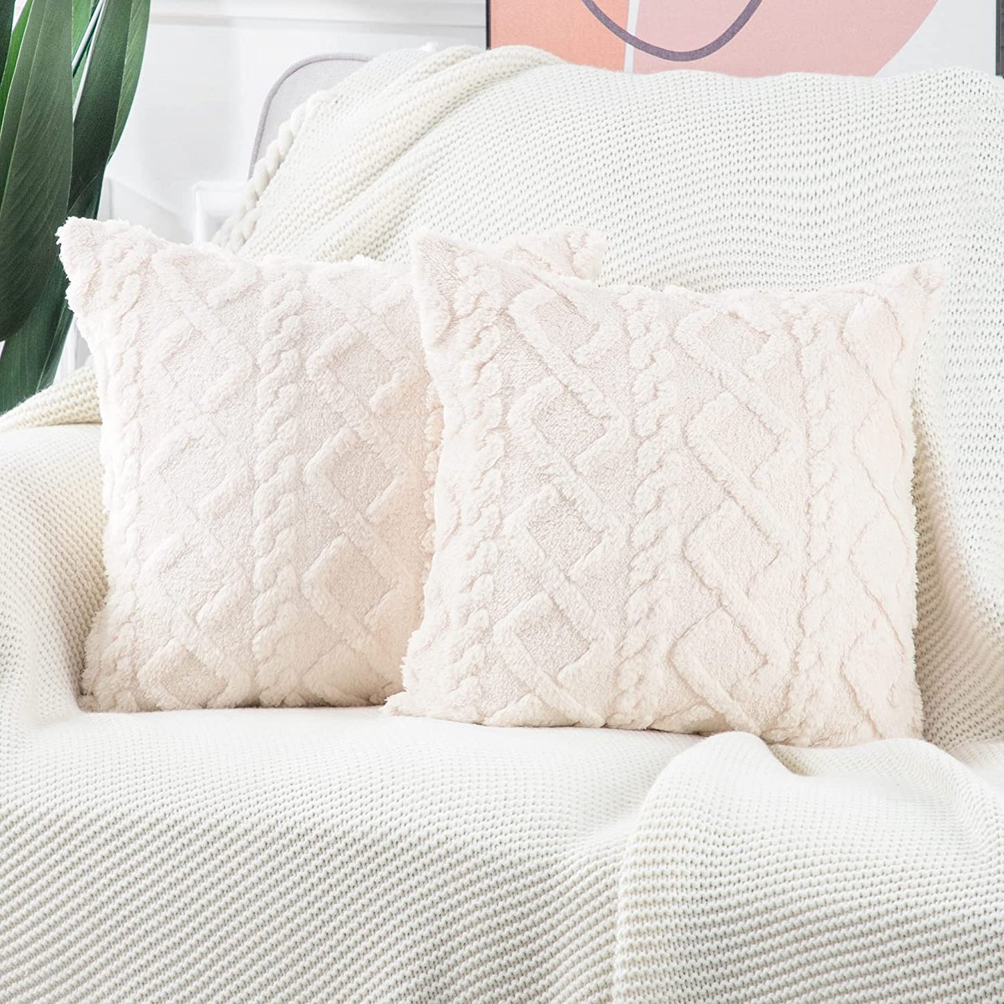 Plush Pillow Cover