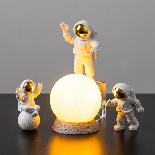 Kit Astronautas na Lua Luminária
