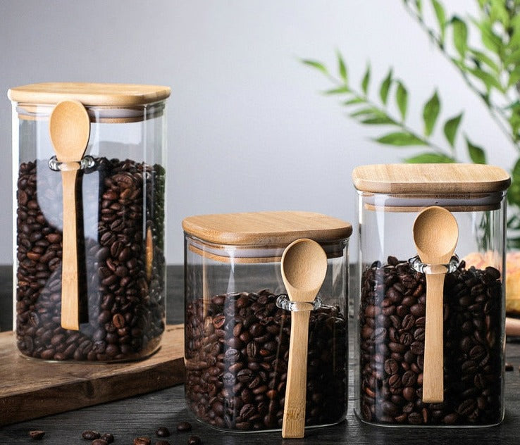 Condiment Holder with Spoon