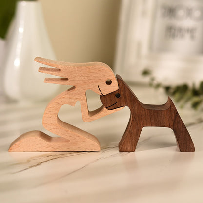 2-Piece Loving Pet Sculptures