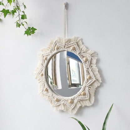 Macramé Mirror Boho Decor