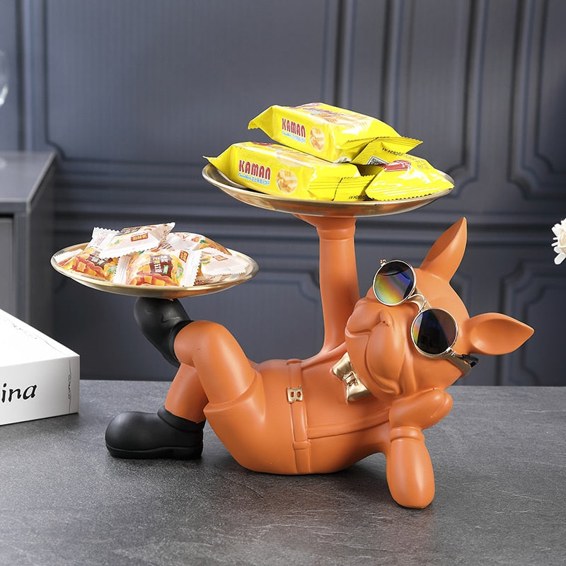 Bulldog Butler Double Tray