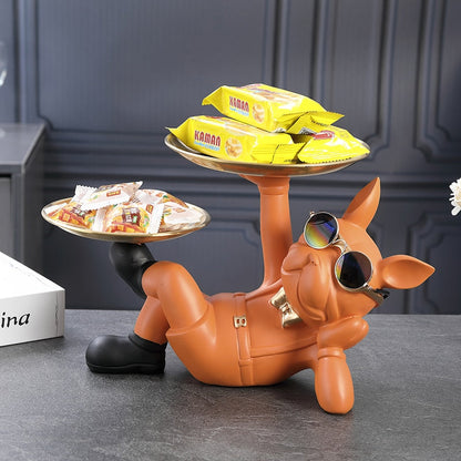 Bulldog Butler Double Tray