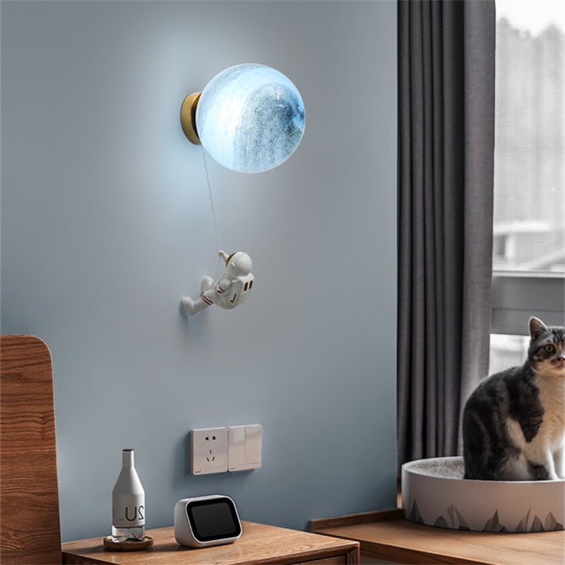 Astronaut Wall Light