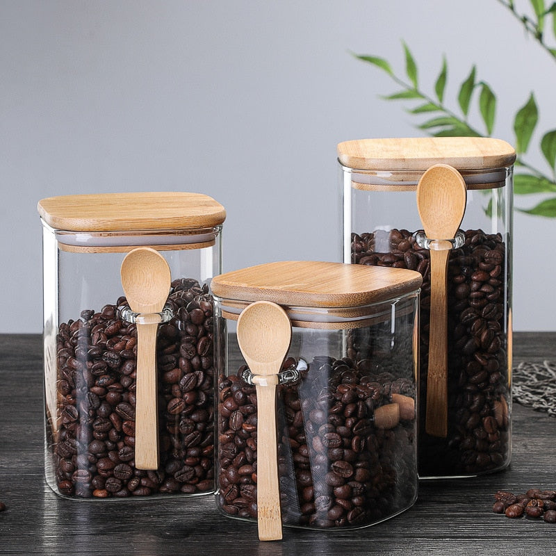 Condiment Holder with Spoon