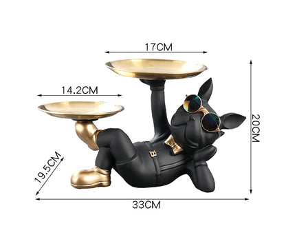 Bulldog Butler Double Tray