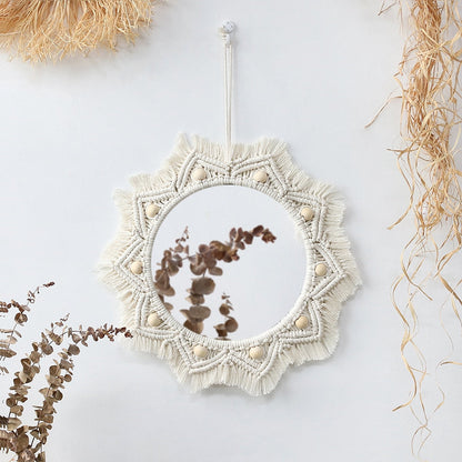 Macramé Mirror Boho Decor