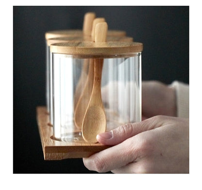 Seasoning Trio with Spoon and Tray