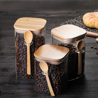 Condiment Holder with Spoon