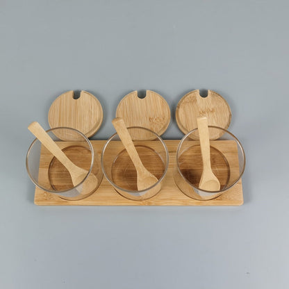 Seasoning Trio with Spoon and Tray