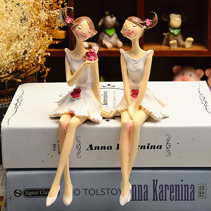 2-Piece Beautiful Girl Figurines