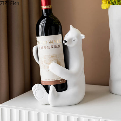 Bear Wine Holder