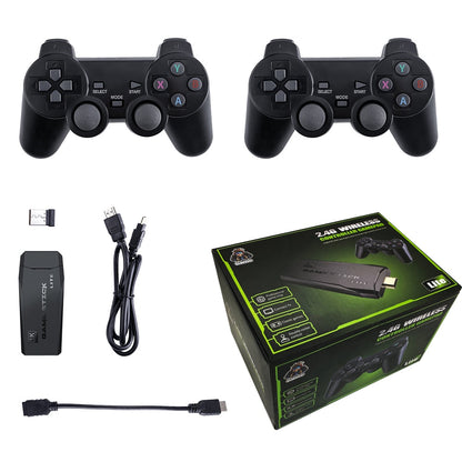 Retro Video Game with 10,000 4K Games + 2 Free Controllers