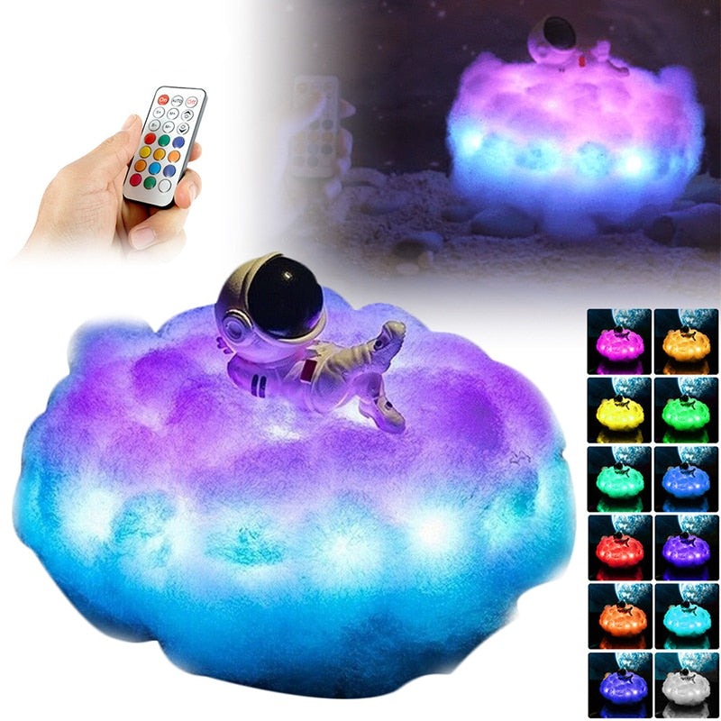 Astronaut Cloud LED Lamp 12 Colours