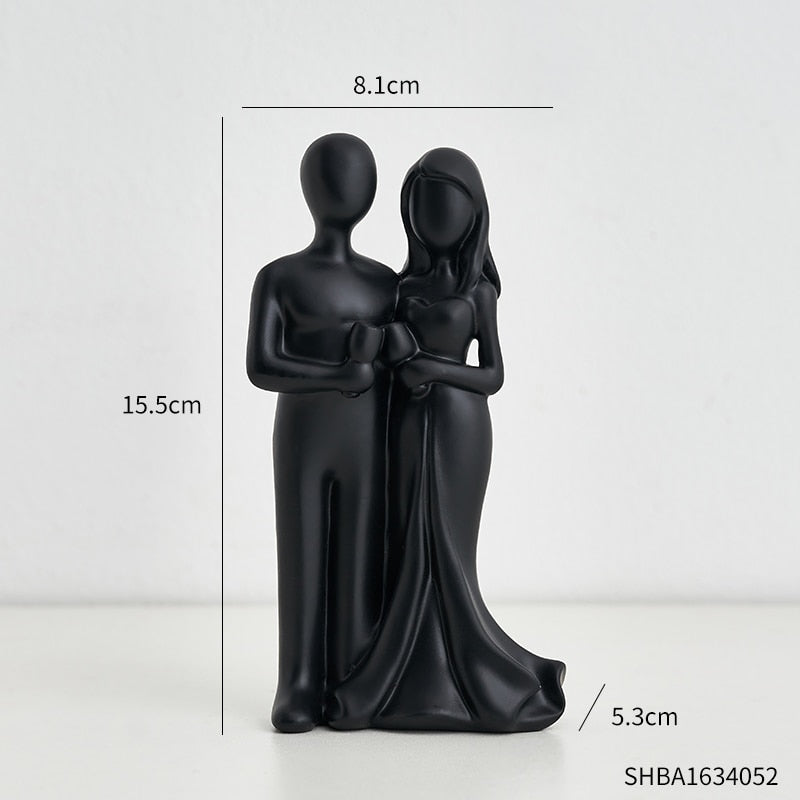 Toasting Couple Figurines