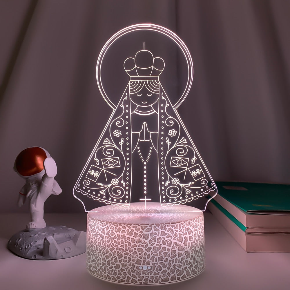 3D Lamp Our Lady of Aparecida