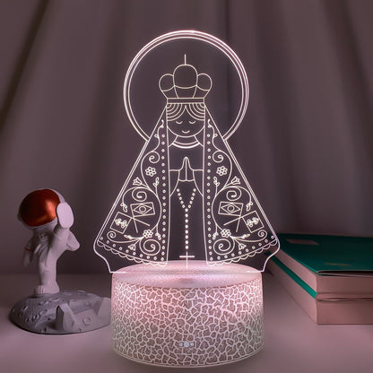 3D Lamp Our Lady of Aparecida