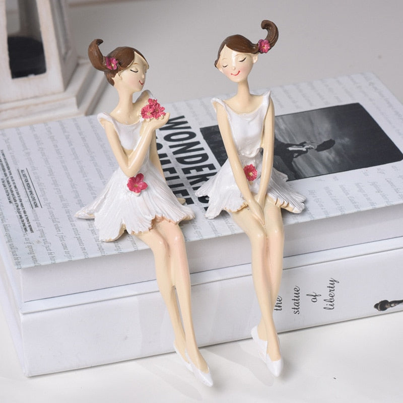 2-Piece Beautiful Girl Figurines