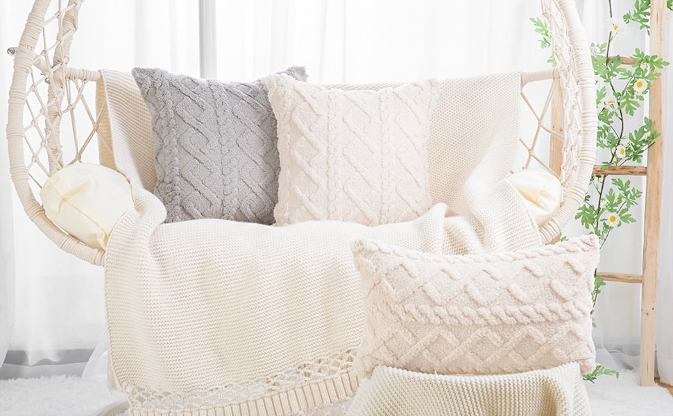 Plush Pillow Cover