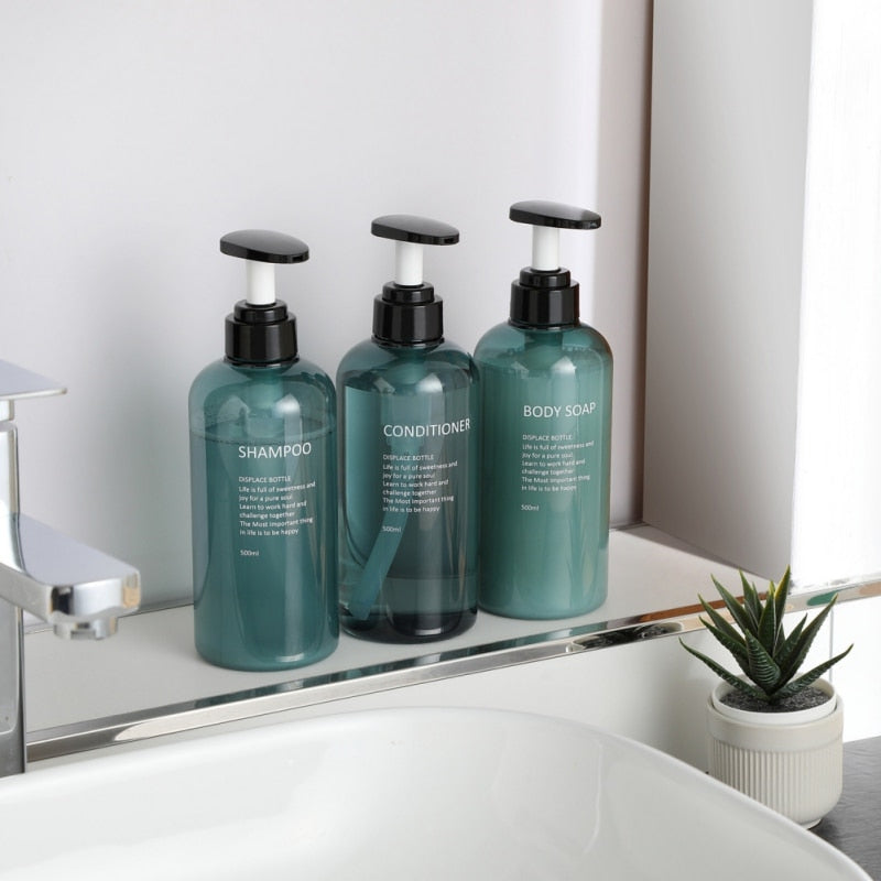 Trio of Contemporary Bathroom Dispensers