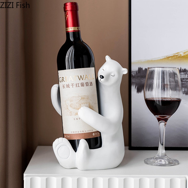 Bear Wine Holder