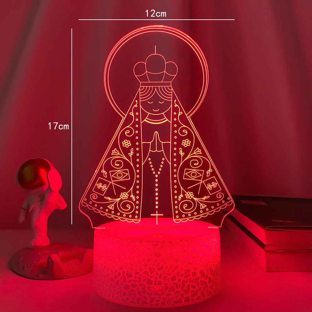 3D Lamp Our Lady of Aparecida
