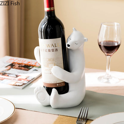 Bear Wine Holder