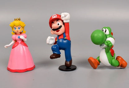 18-Piece Mario Figurine Kit