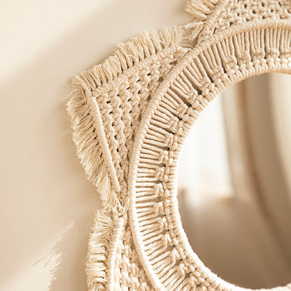 Macramé Mirror Boho Decor