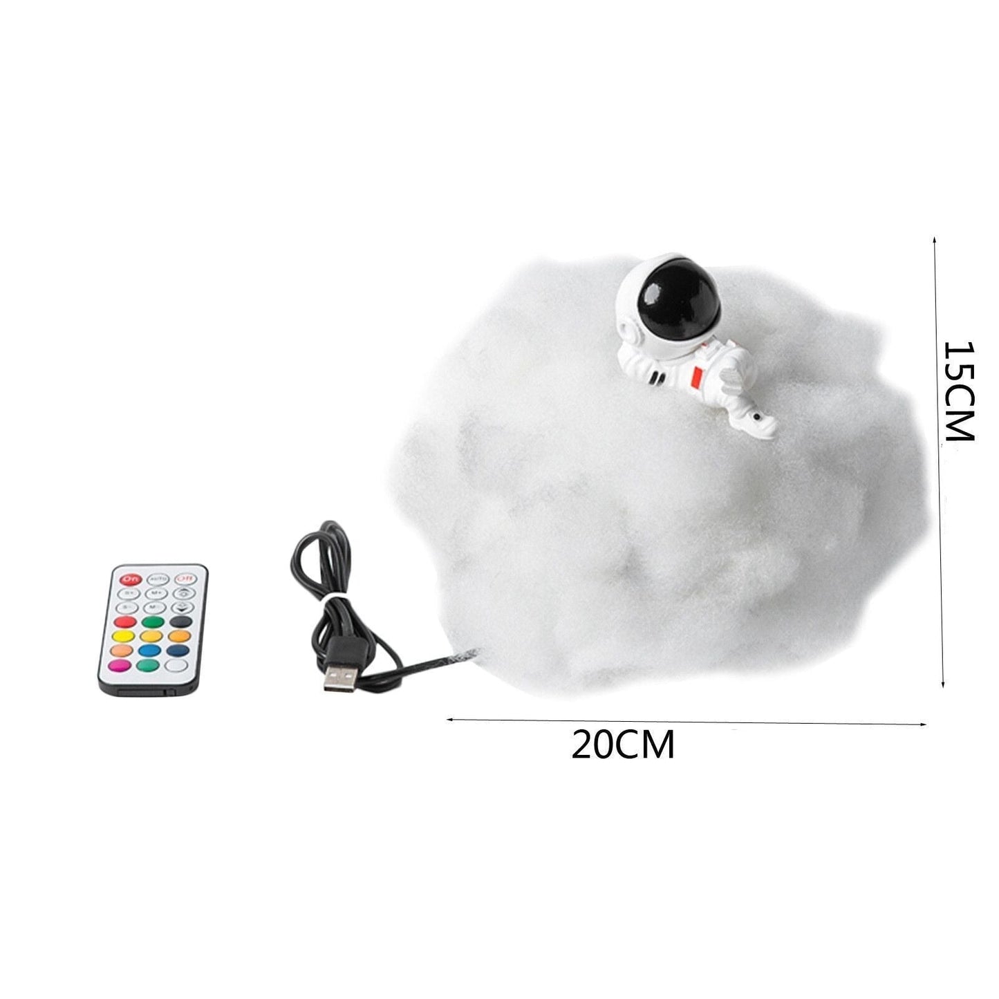Astronaut Cloud LED Lamp 12 Colours