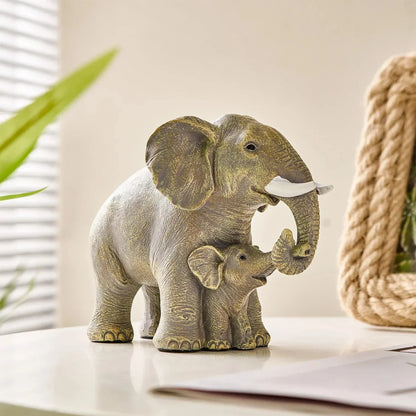 Loving Elephants Figurine