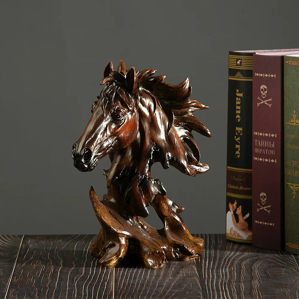 Wild Animal Head Figurines