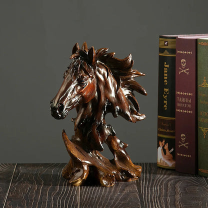 Wild Animal Head Figurines