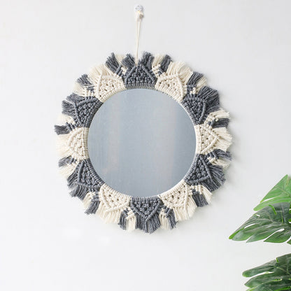 Macramé Mirror Boho Decor