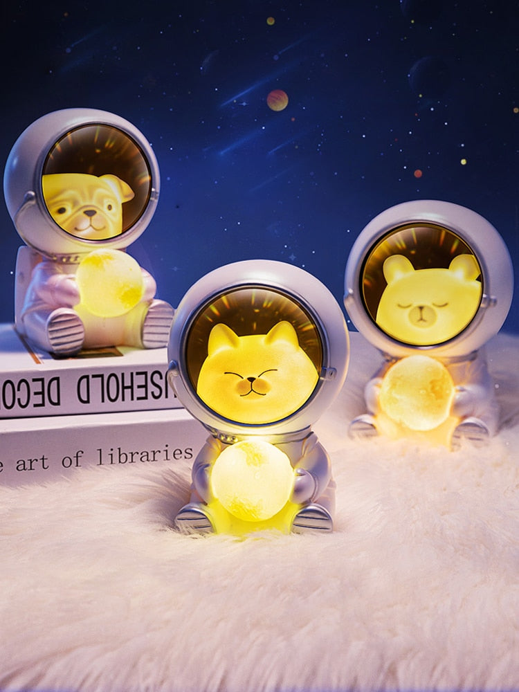 LED Astronaut Lamp