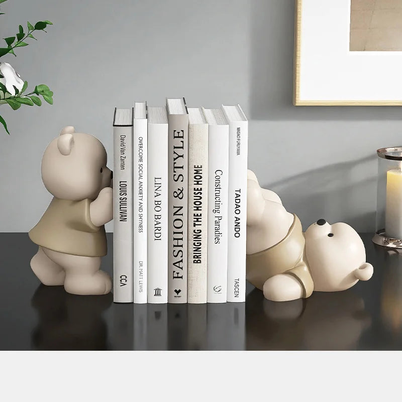 Friendly Bear Bookend – 2-Piece Set