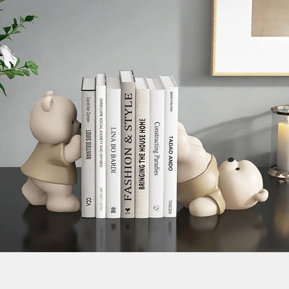 Friendly Bear Bookend – 2-Piece Set