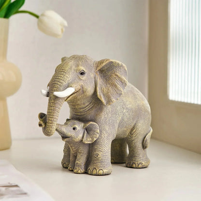 Loving Elephants Figurine