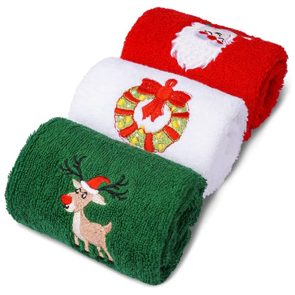 Embroidered Christmas Towel Kit