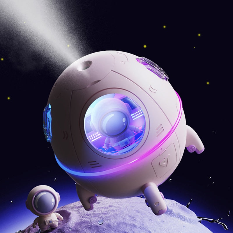 Umidificador  Astronauta LED - 2 em 1
