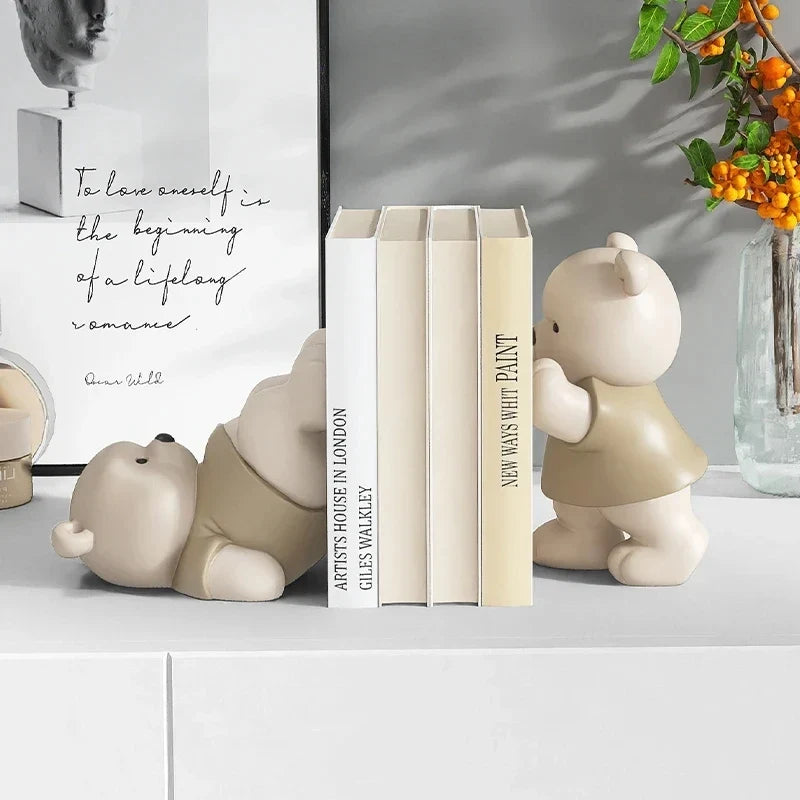 Friendly Bear Bookend – 2-Piece Set